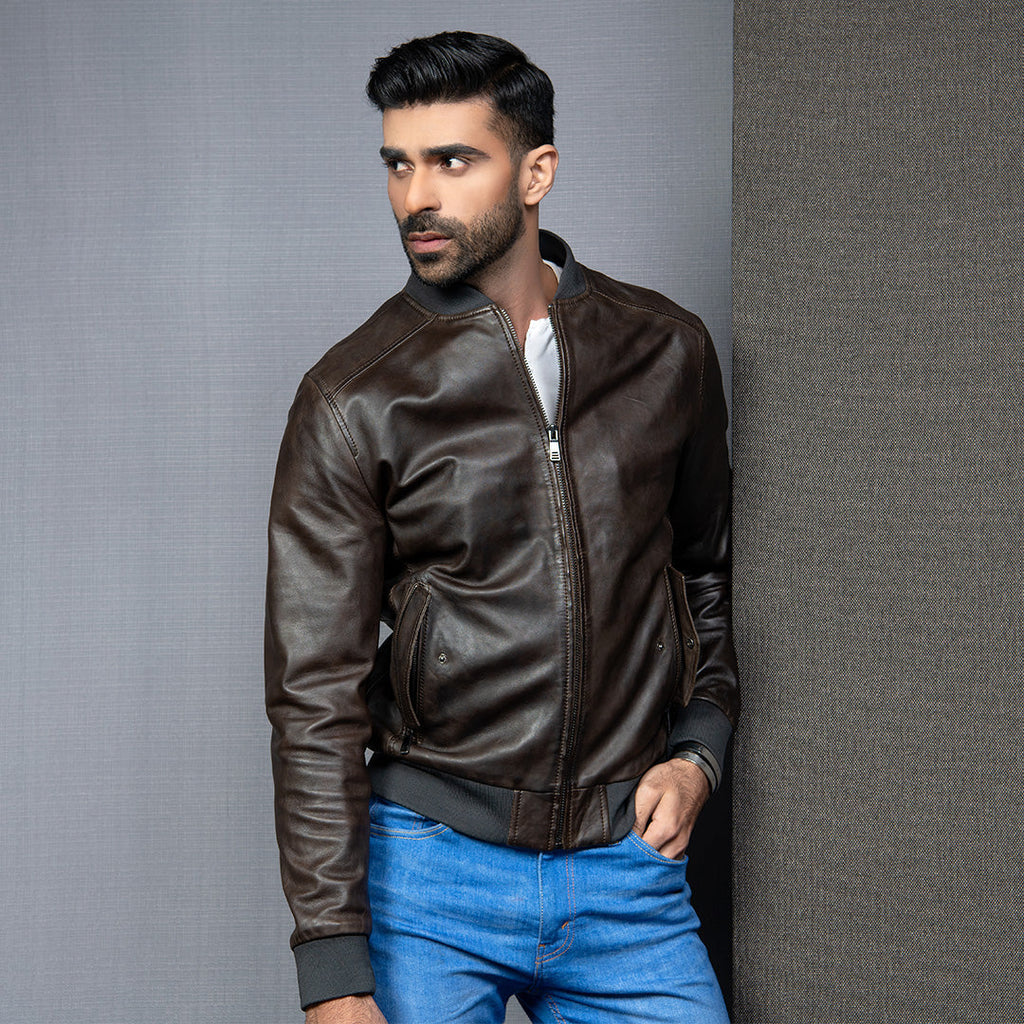 Bomber Leather Jacket