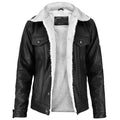 Napa Leather Sherpa Jacket
